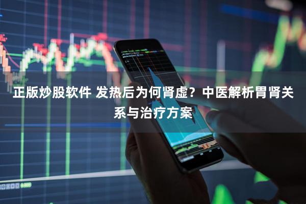 正版炒股软件 发热后为何肾虚？中医解析胃肾关系与治疗方案